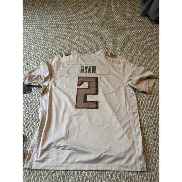 Nike NFL Atlanta Falcons Matt Ryan #2 Jersey Men's XL Gray On Field NWT HOF‎ - Picture 1 of 4